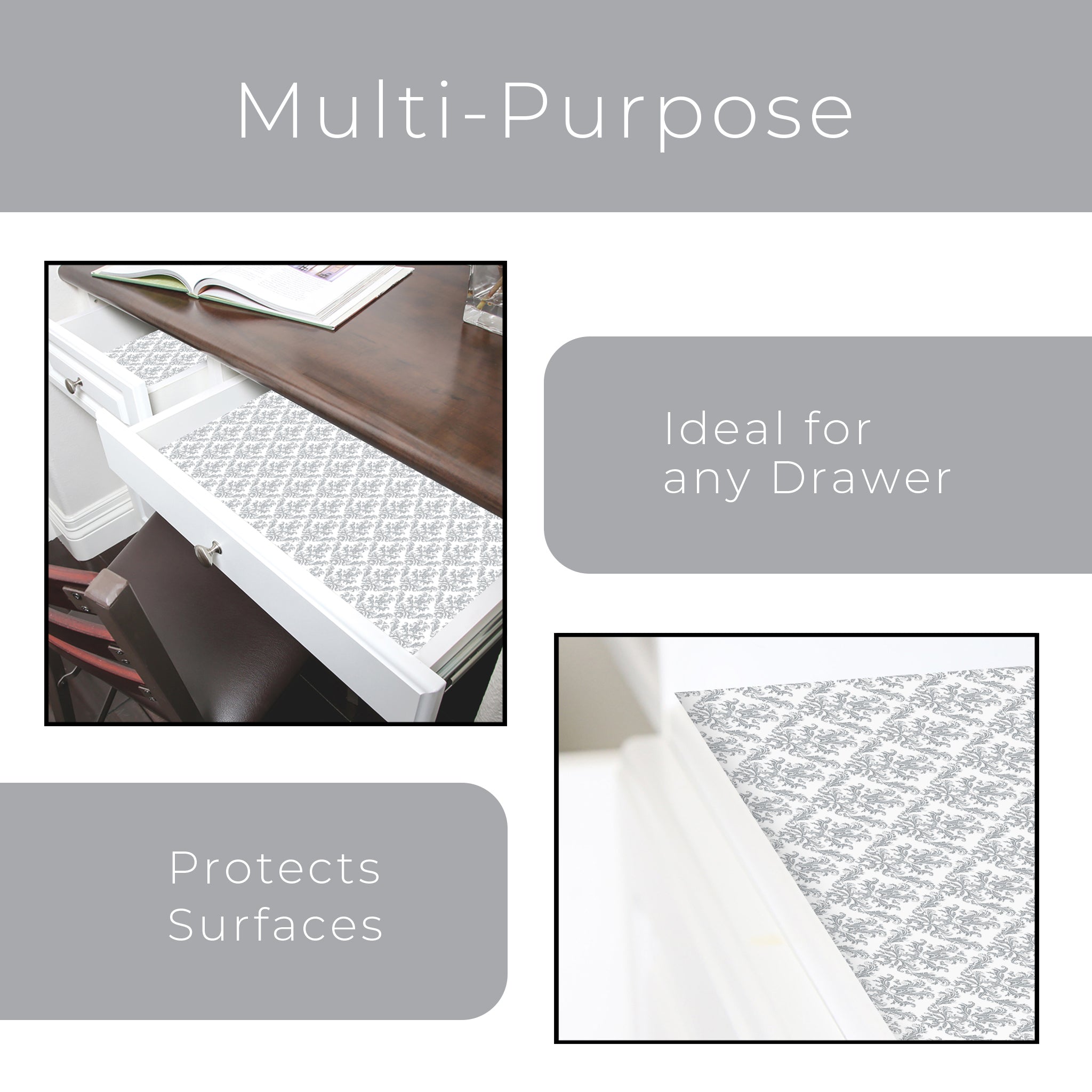 Adhesive Shelf Liner - 18 Inch x 20 Feet